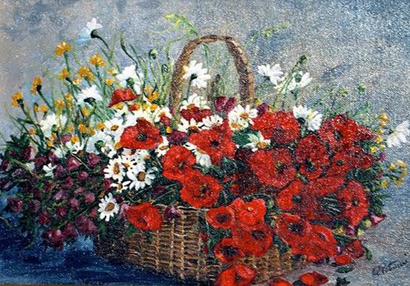 Cesto fiori di campo 
